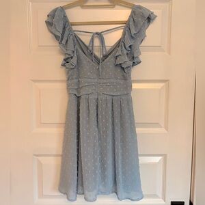 Altar’d State Baby Blue Mini Dress
